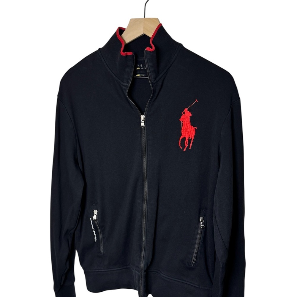 POLO by RALPH LAUREN Big Pony Full-Zip Track Jacket Size Large Y2K